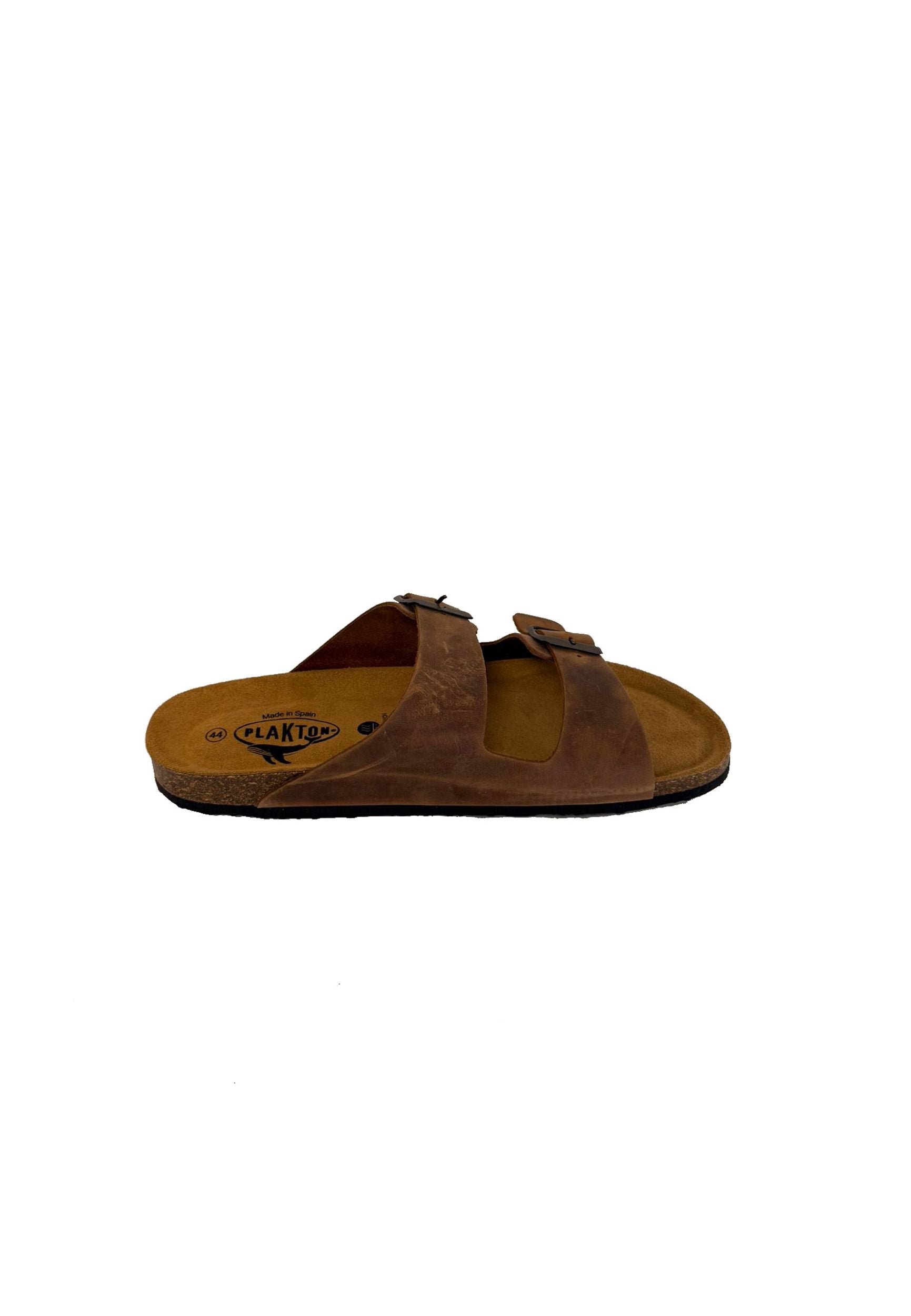 PLAKTON Herren Pantoletten BARNA 175857 roble