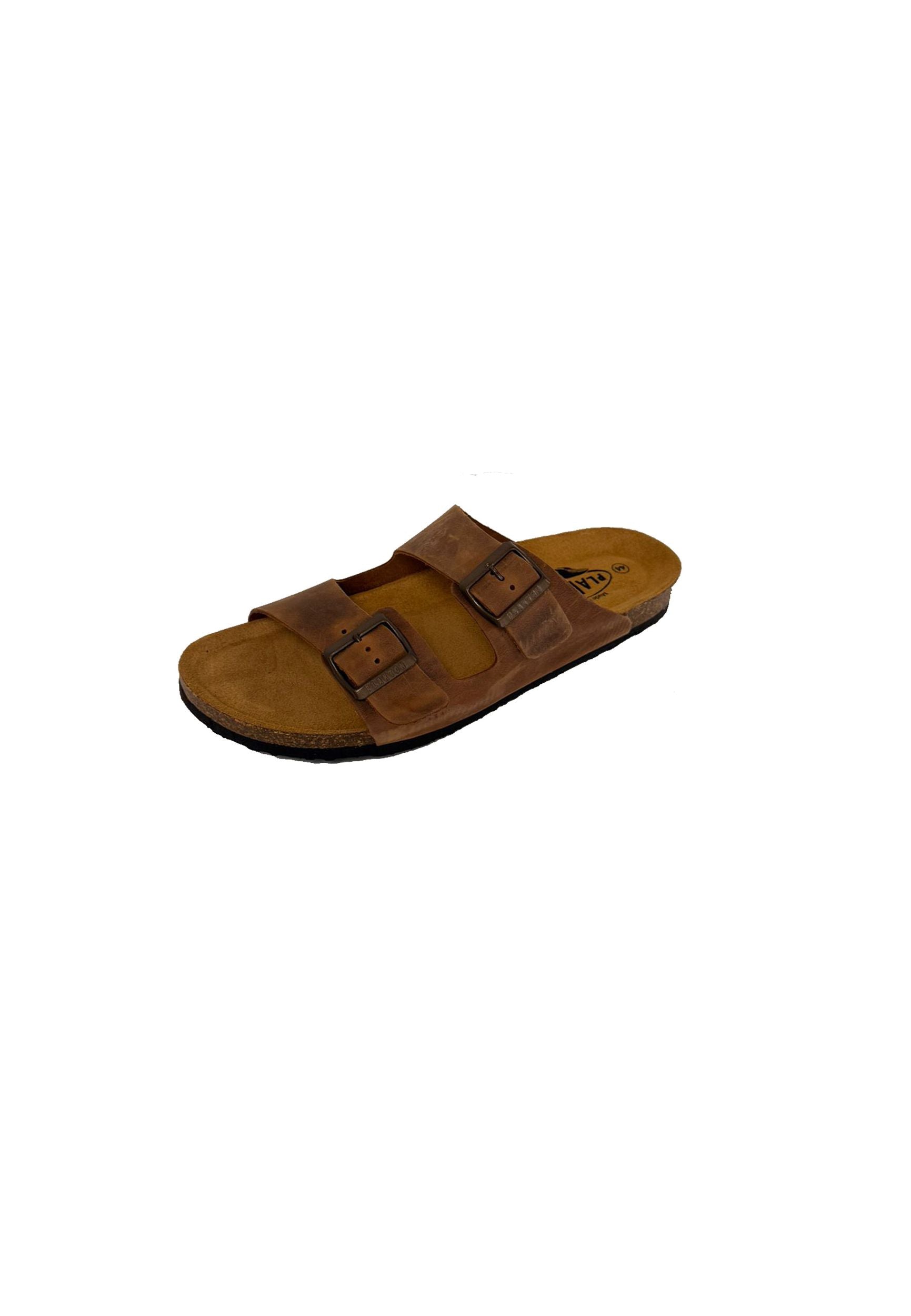 PLAKTON Herren Pantoletten BARNA 175857 roble