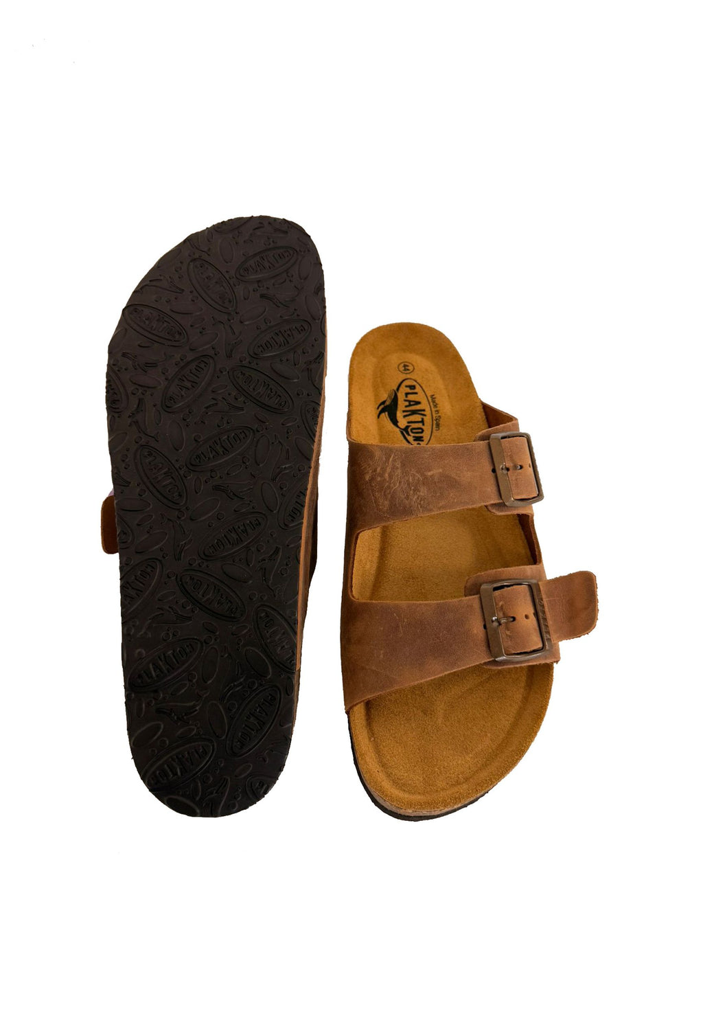 PLAKTON Herren Pantoletten BARNA 175857 roble
