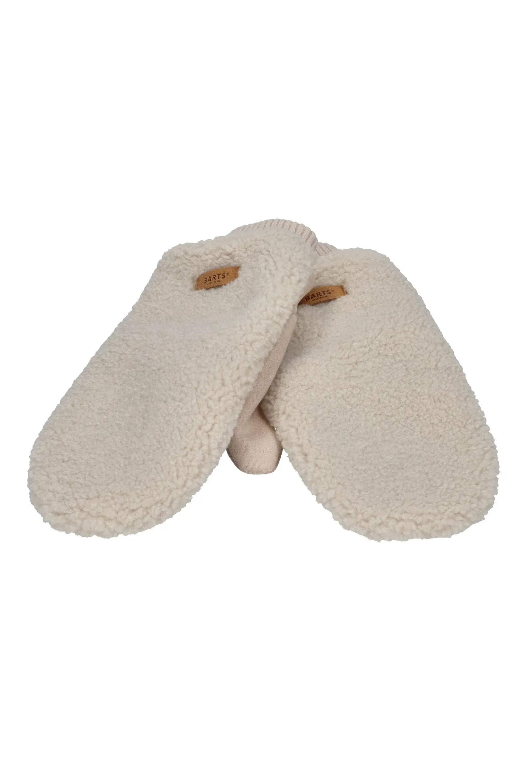 BARTS Damen Handschuhe Mitts TEDDY cream –