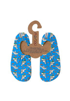 SLIPSTOP Kinder Hausschuhe Badeschuhe POSSEIDON Hai blue