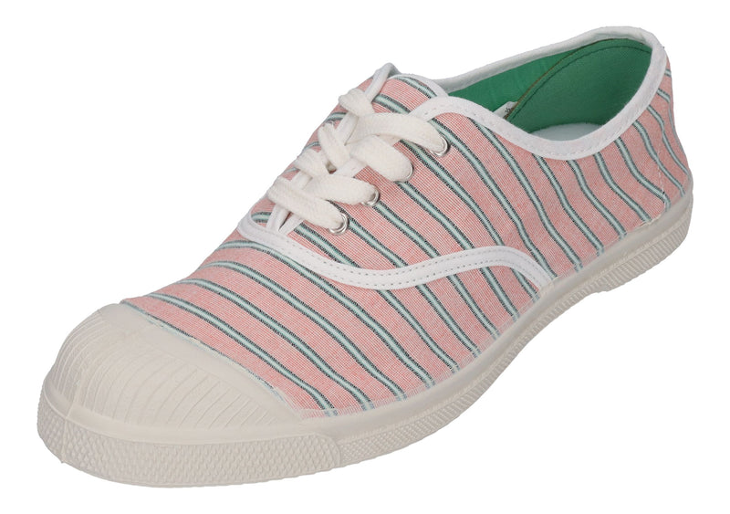 BENSIMON Damenschuhe Sneakers STRIPES RAYURE - clementine