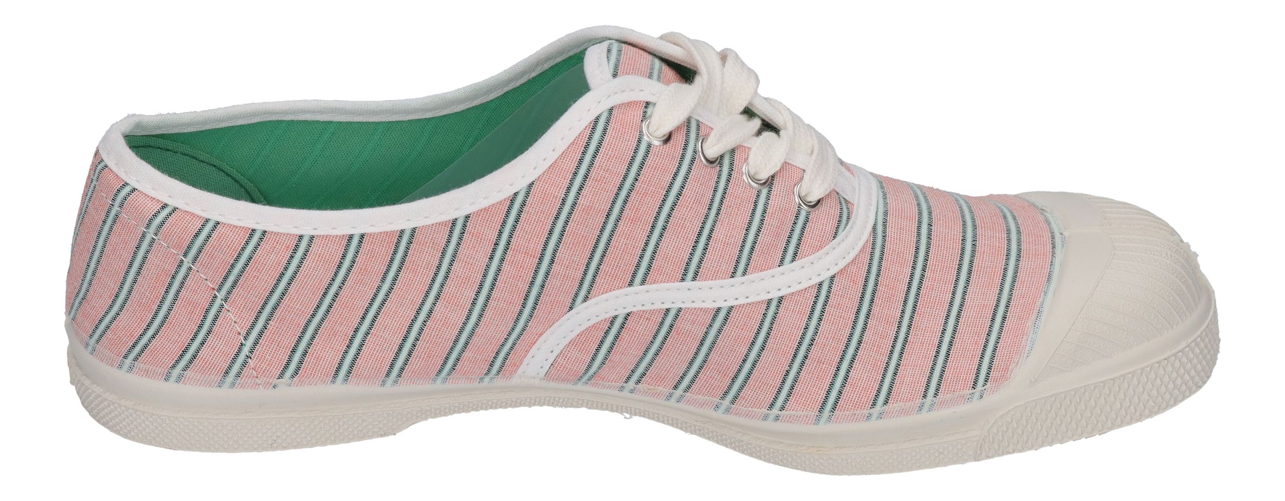 BENSIMON Damenschuhe Sneakers STRIPES RAYURE - clementine
