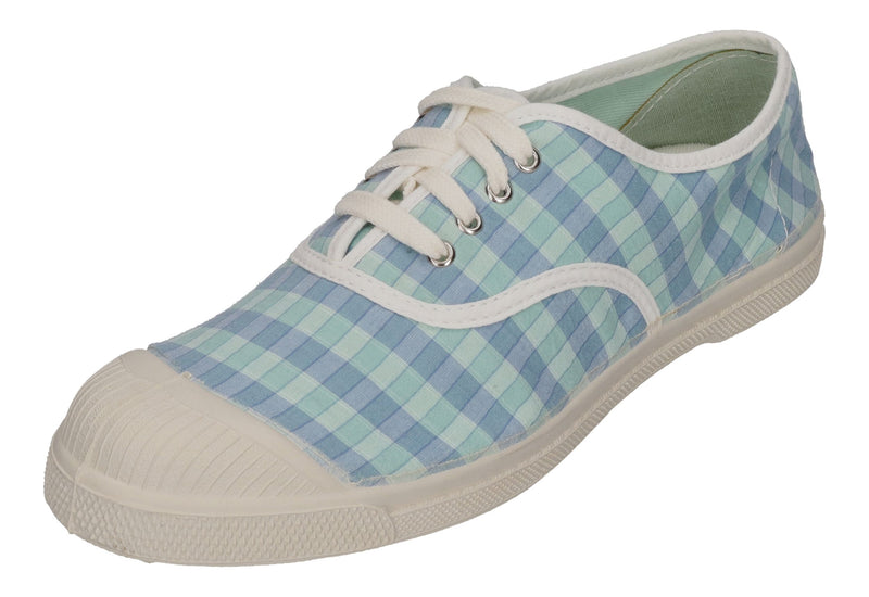 BENSIMON Damenschuhe Sneakers SUMMER CHECKS - aqua