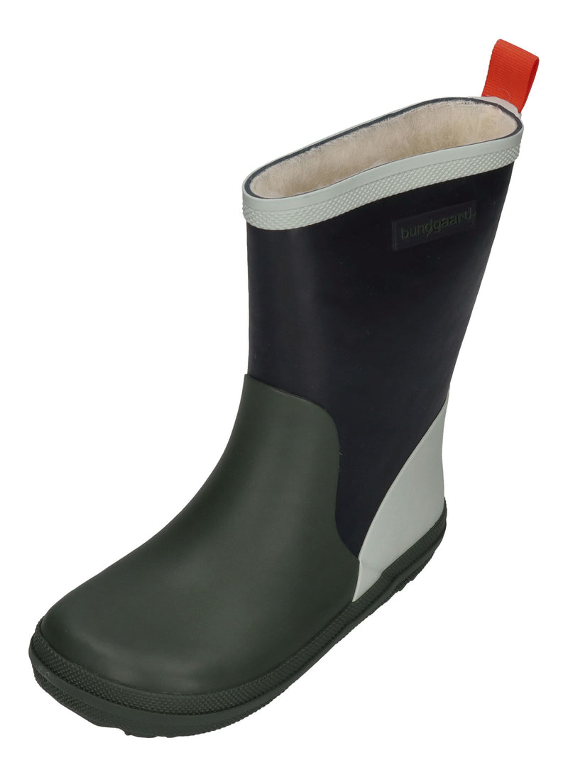 BUNDGAARD Barefoot Gummistiefel CHARLY HIGH WARM BG401042 navy army pistachio