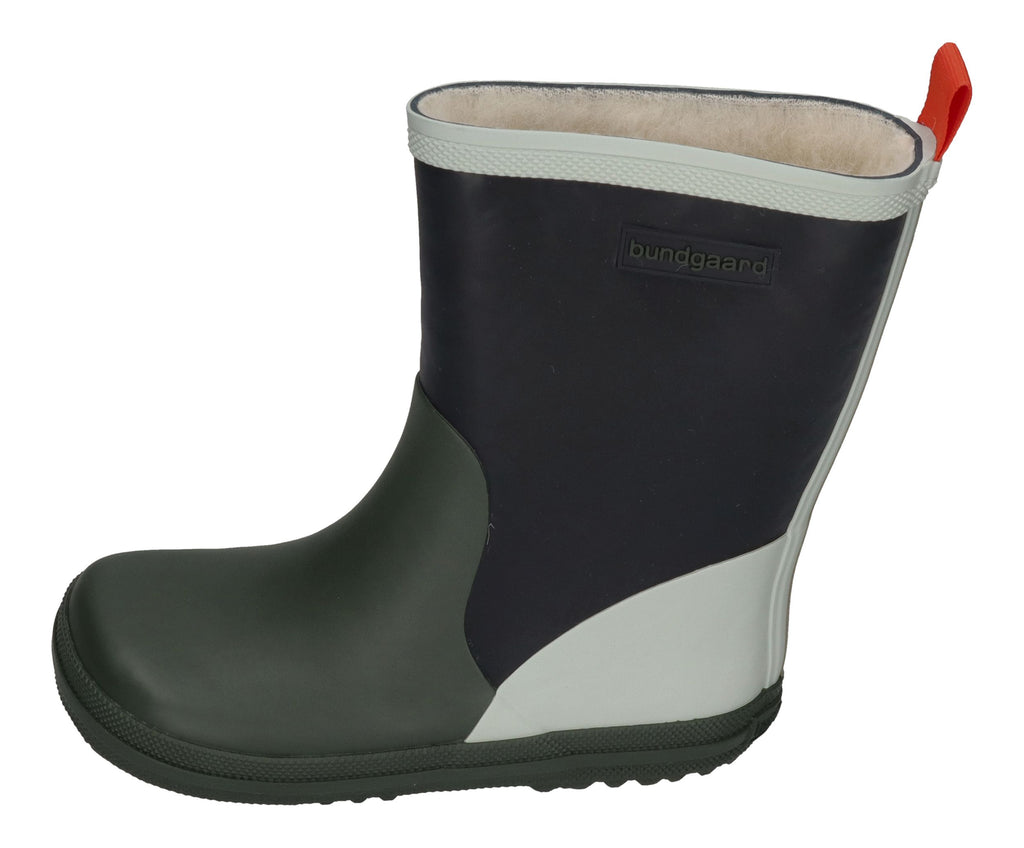 BUNDGAARD Barefoot Gummistiefel CHARLY HIGH WARM BG401042 navy army pistachio