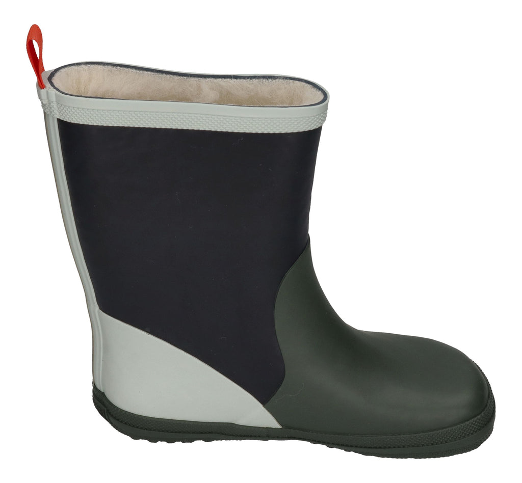 BUNDGAARD Barefoot Gummistiefel CHARLY HIGH WARM BG401042 navy army pistachio