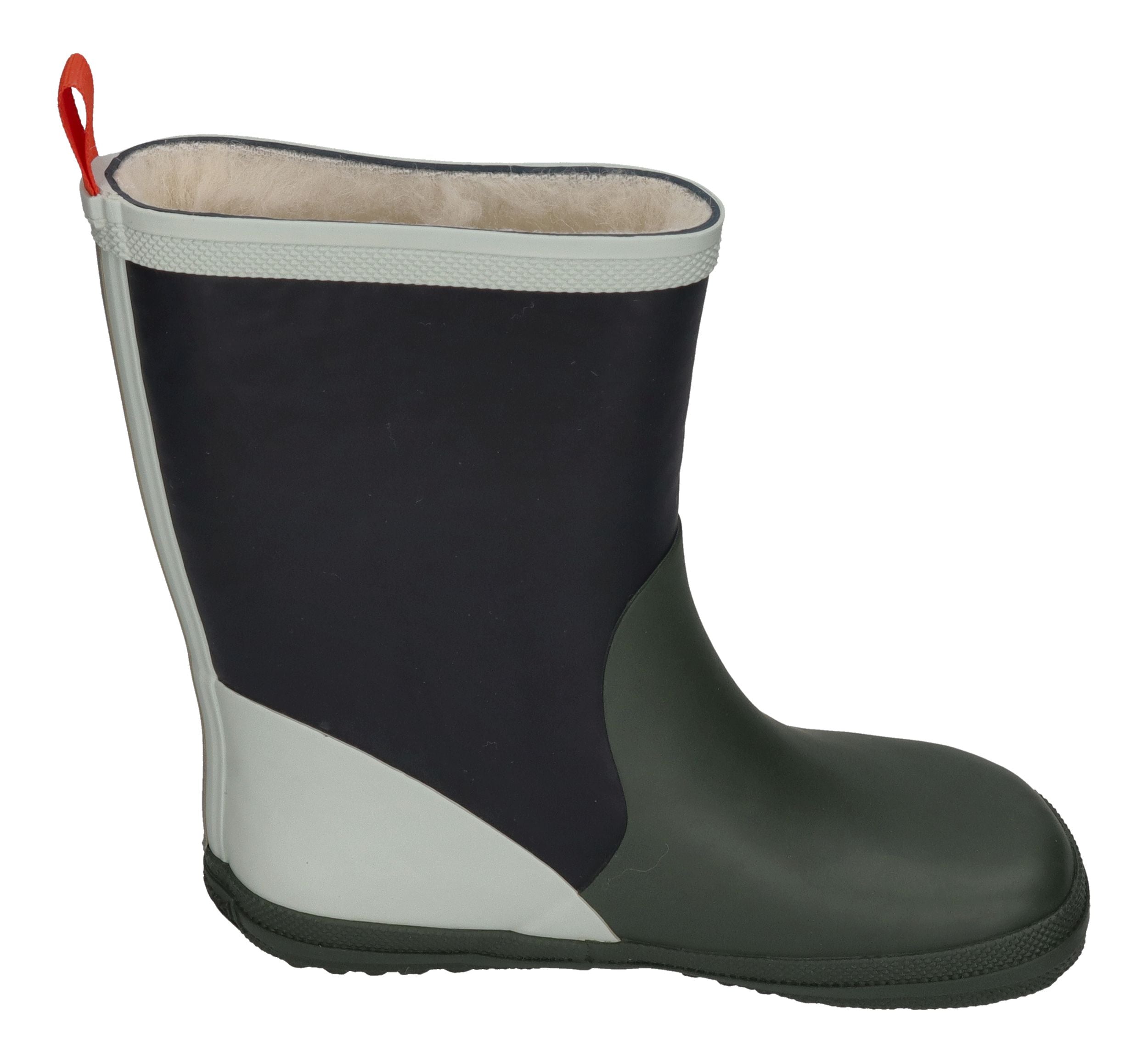BUNDGAARD Barefoot Gummistiefel CHARLY HIGH WARM BG401042 navy army pistachio