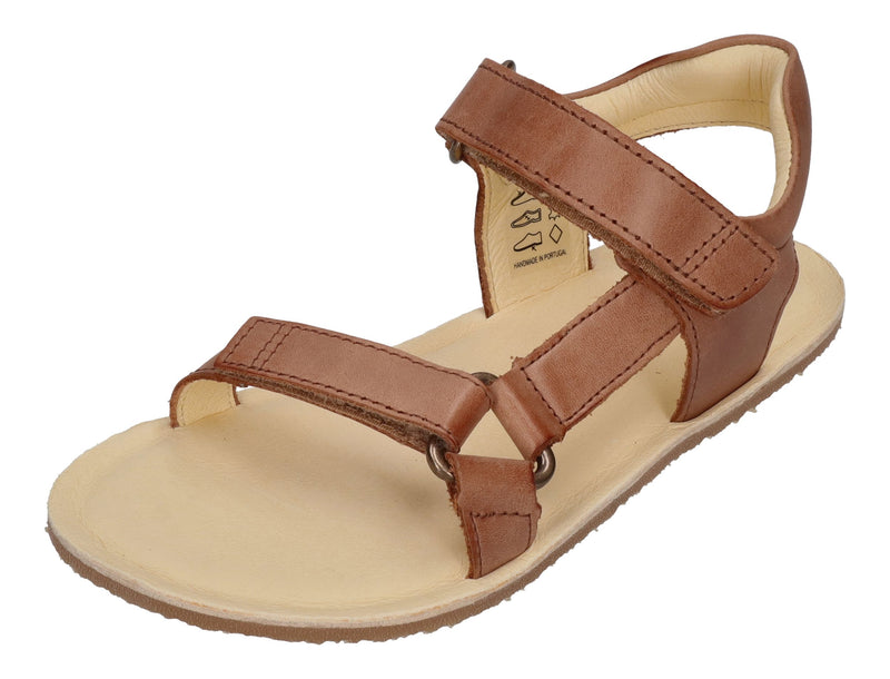 BUNDGAARD Kinder Barefoot Sandalen HAVEN BG202254 cognac