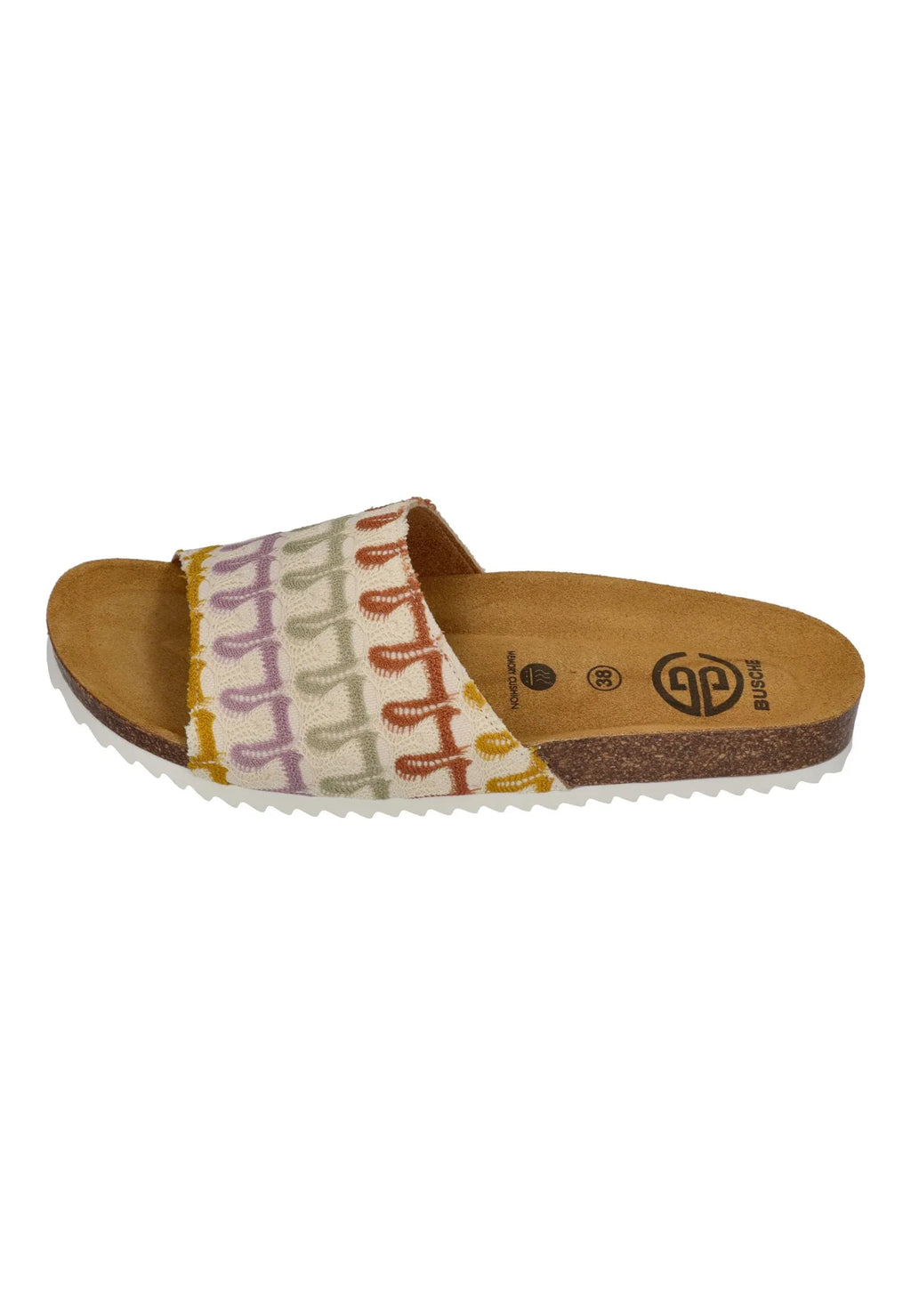 BUSCHE Damen Pantoletten DEL SOL 3028 fantasy citrus