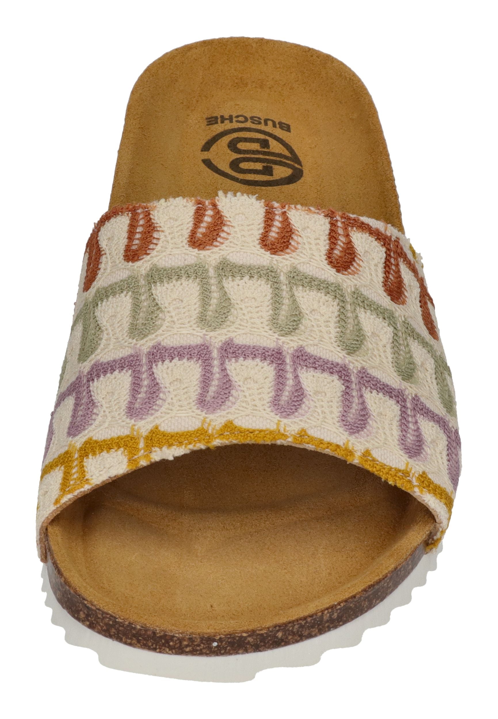 BUSCHE Damen Pantoletten DEL SOL 3028 fantasy citrus