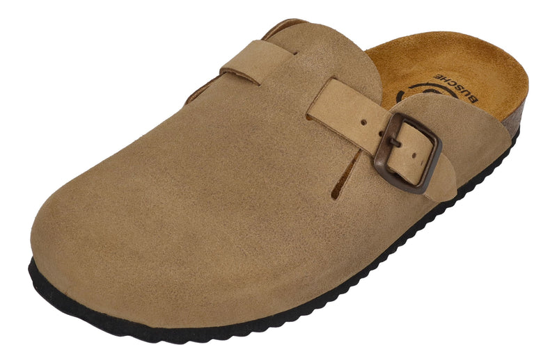 BUSCHE Damenschuhe Clogs - AMSTERDAM 281539 - tan