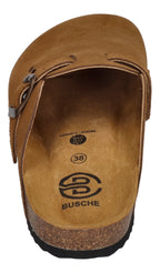 BUSCHE Damenschuhe Clogs - AMSTERDAM 281539 - tostado