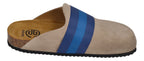BUSCHE Damenschuhe Clogs - RIVA 21125 - grey cobalt