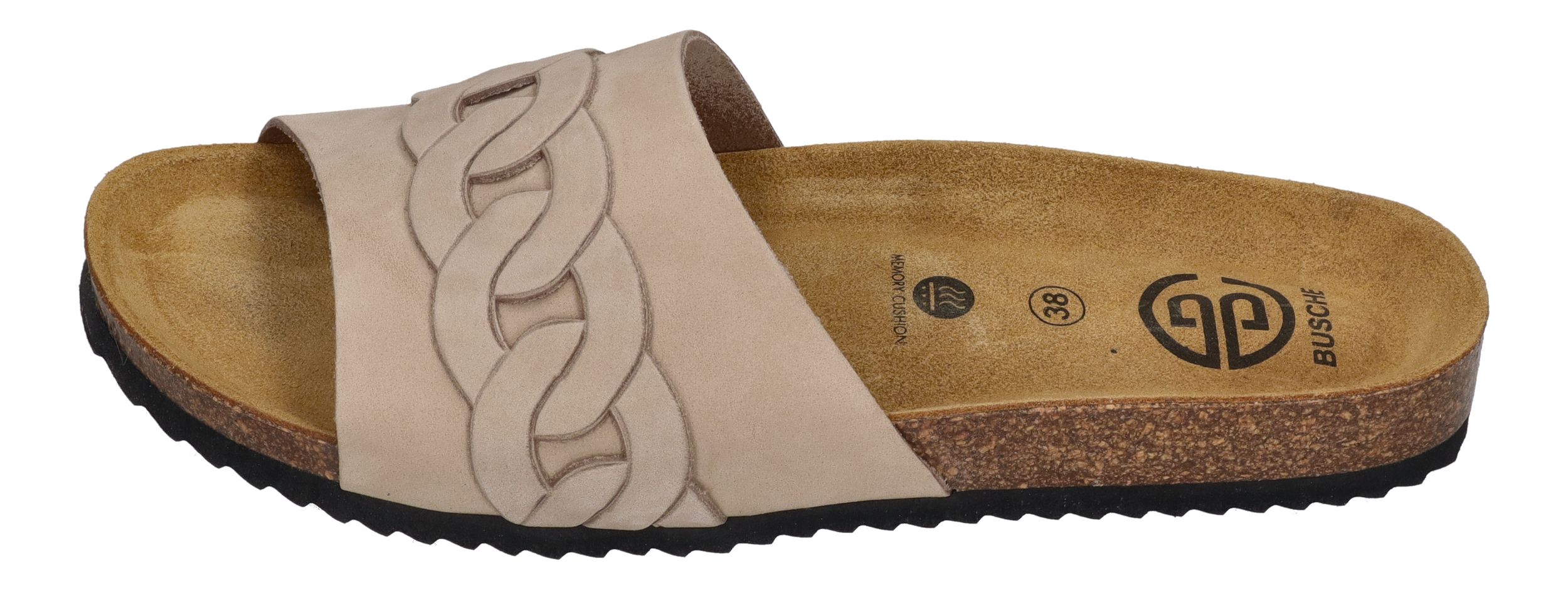 BUSCHE Damenschuhe Pantoletten Poolslide CASSIS 2625 hielo