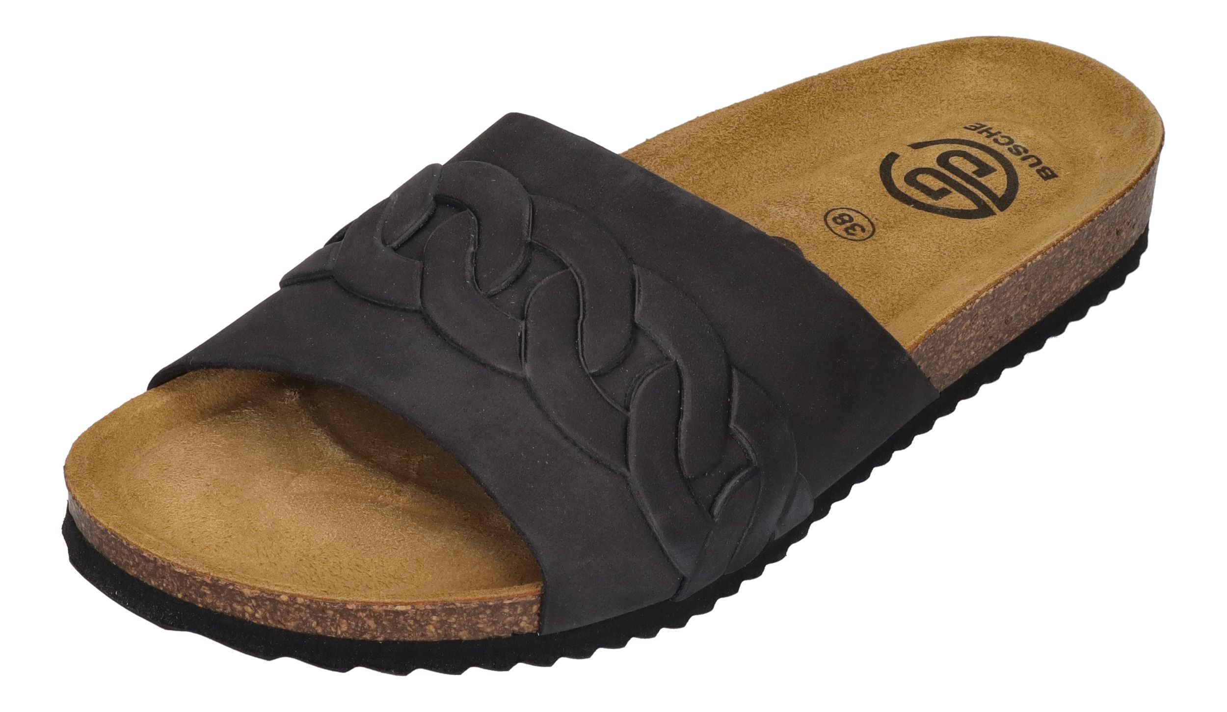 BUSCHE Damenschuhe Pantoletten Poolslide CASSIS 2625 negro