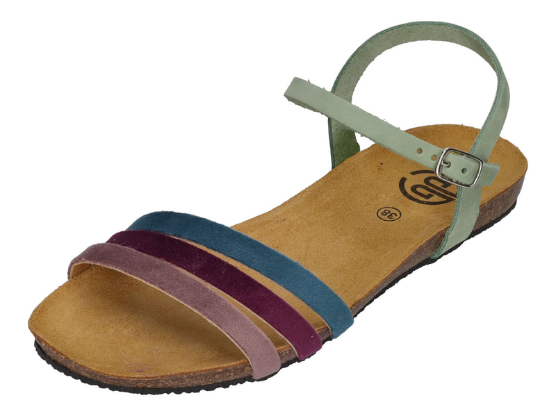 BUSCHE Damenschuhe Riemchen-Sandalen ELBA 2325 salvia