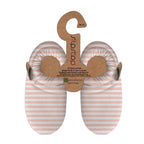 SLIPSTOP Kinder Hausschuhe Bootie BREEZE rosa gestreift