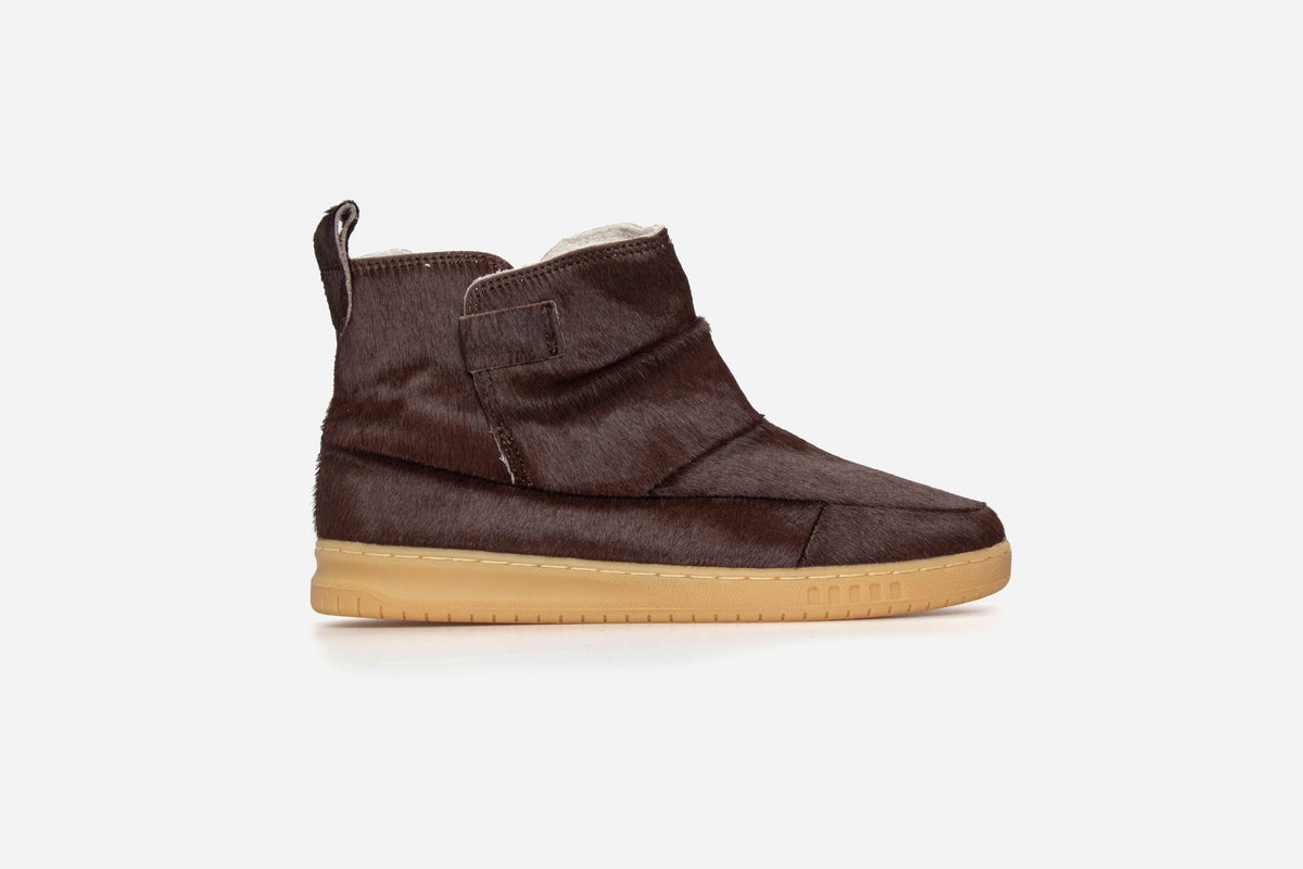 HUB FOOTWEAR Damen Booties SERVE 2.0 L69 pony dark coffee