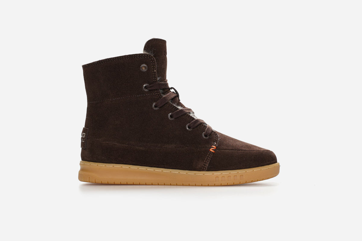 HUB FOOTWEAR Damen Booties CHESS 3.0 S40 suede dark coffee
