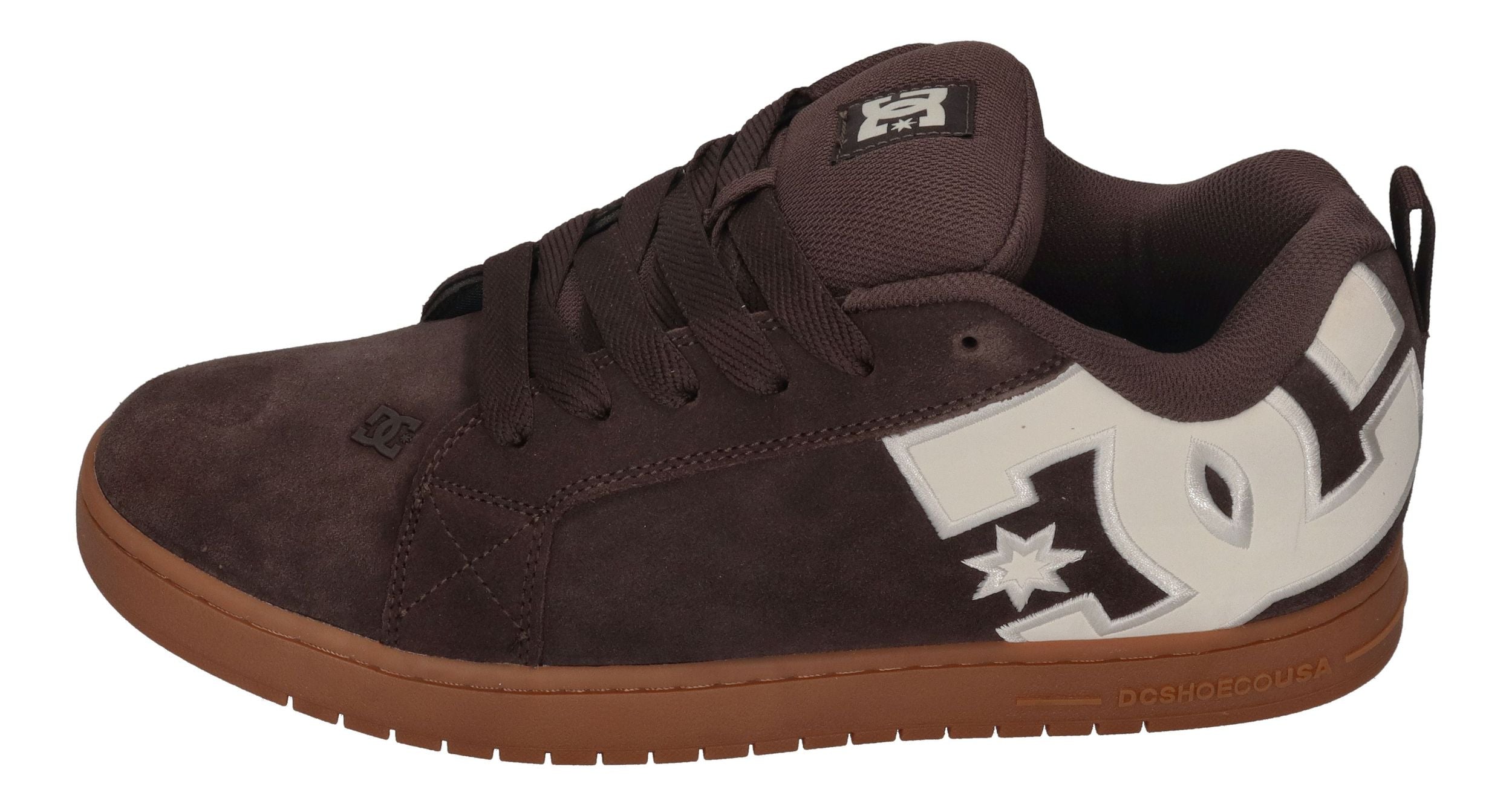 DC Sneaker in Übergrößen COURT GRAFFIK - brown gum