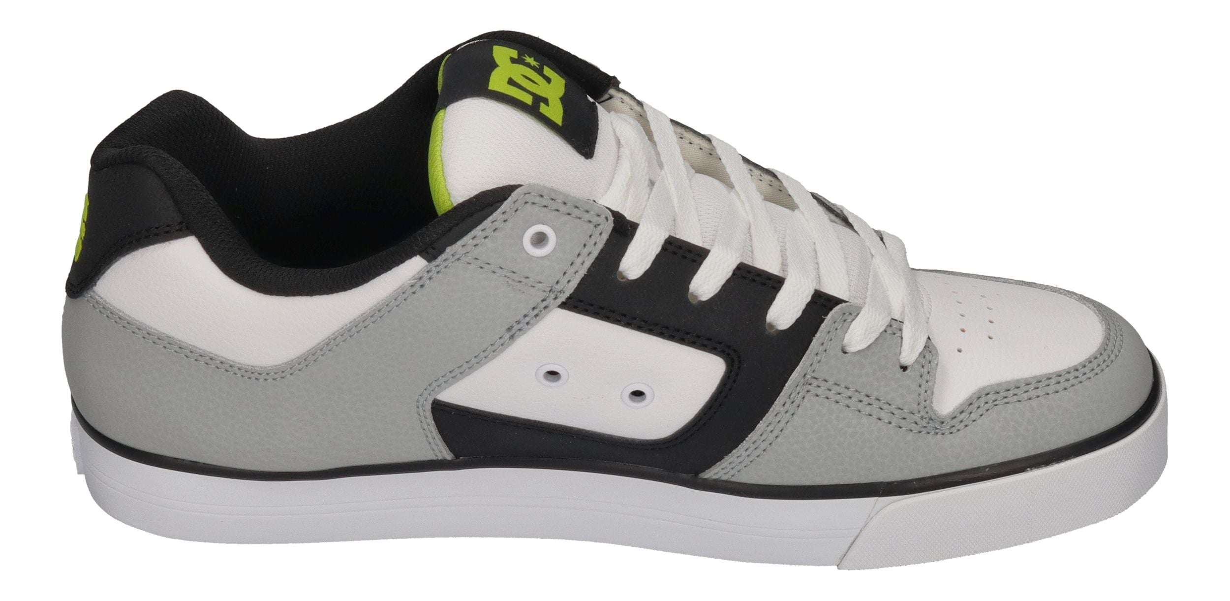 DC Sneakers in Übergrößen PURE 300660 white lime