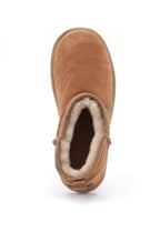 WARMBAT Damenschuhe Schaffell Booties DURACK cognac