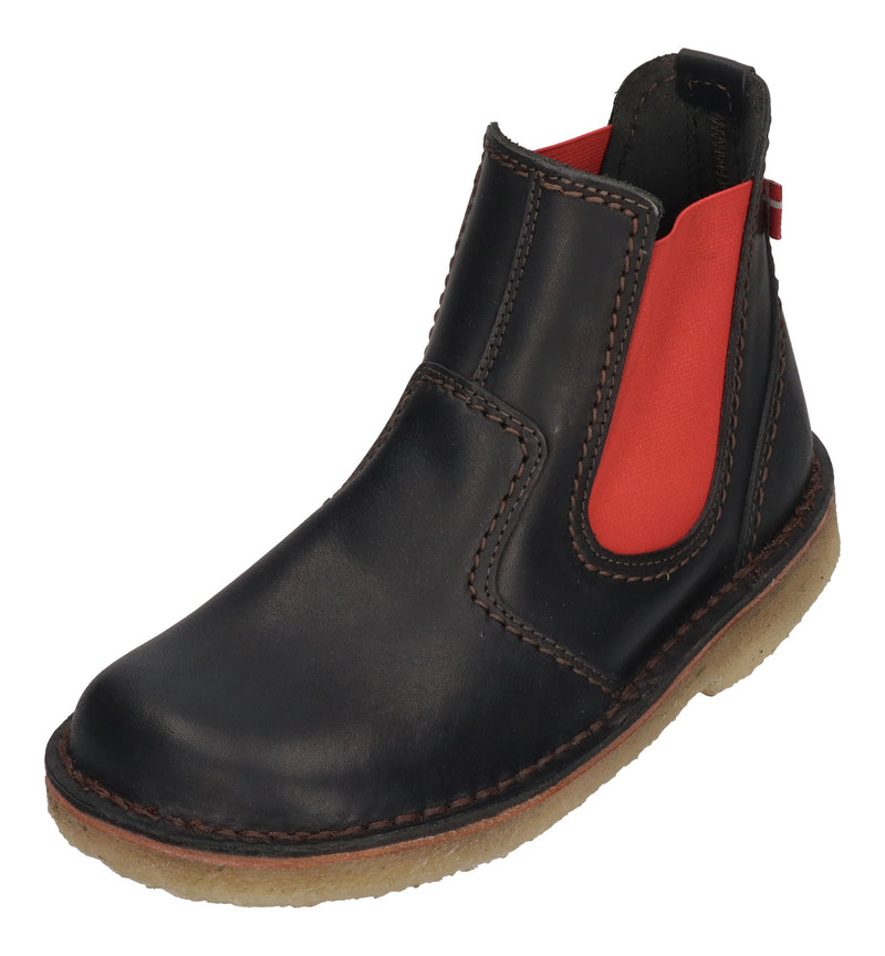 DUCKFEET Damenschuhe Chelseaboots ROSKILDE 4650 black red