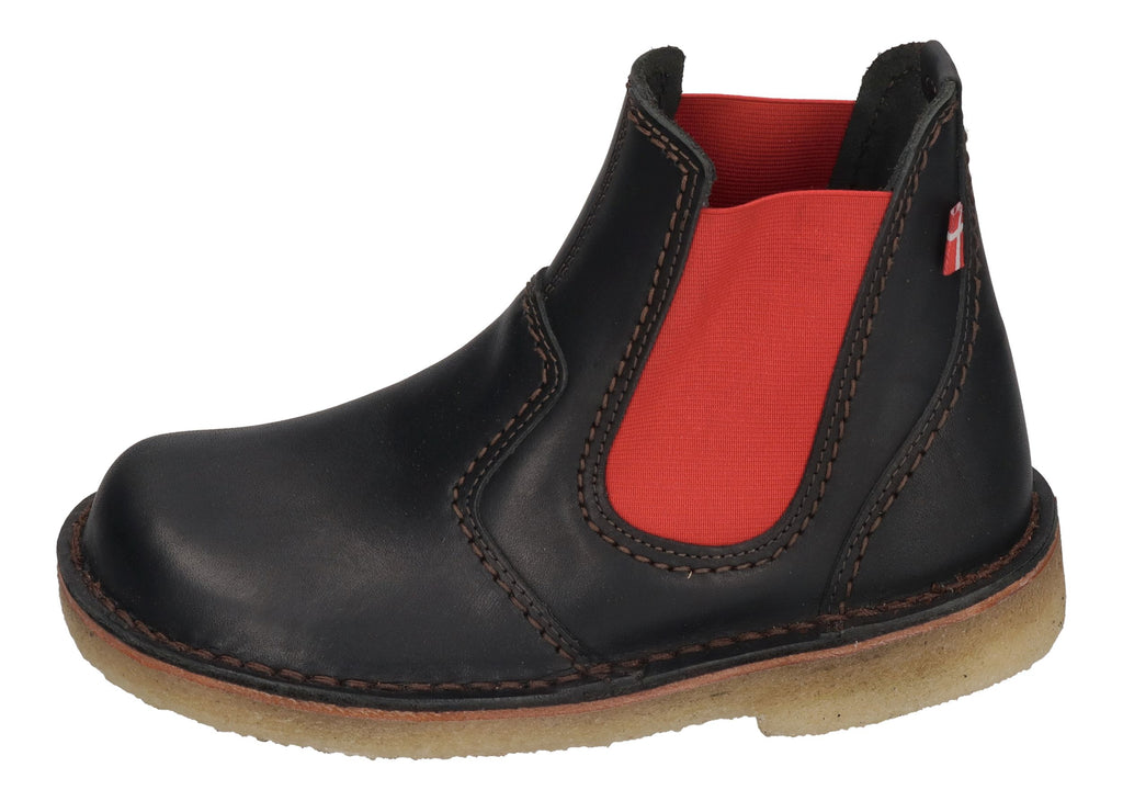 DUCKFEET Damenschuhe Chelseaboots ROSKILDE 4650 black red