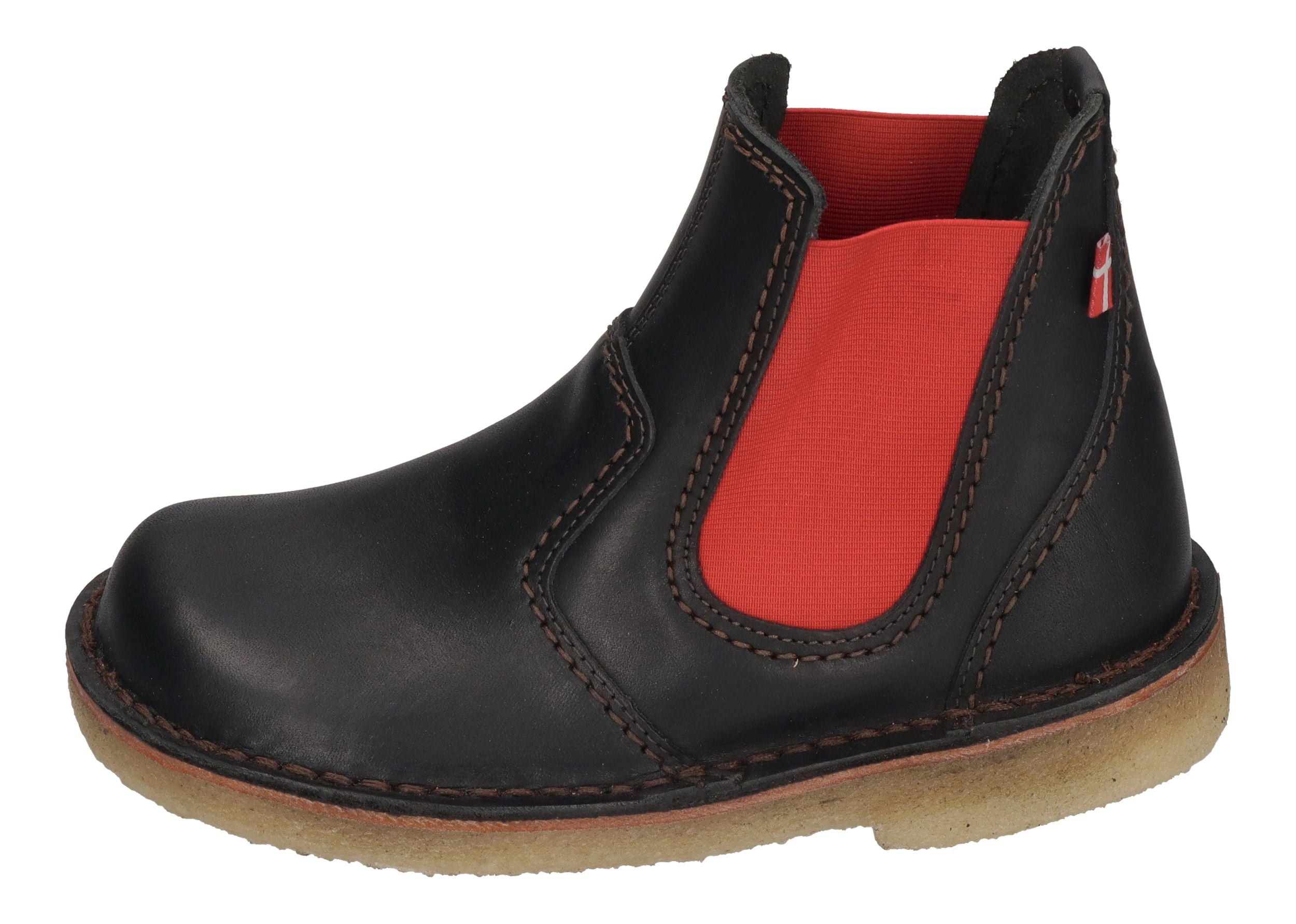 DUCKFEET Damenschuhe Chelseaboots ROSKILDE 4650 black red