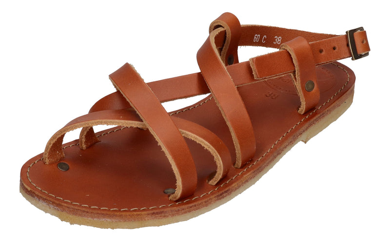 DUCKFEET Damenschuhe - Sandale BORNHOLM 60C brown