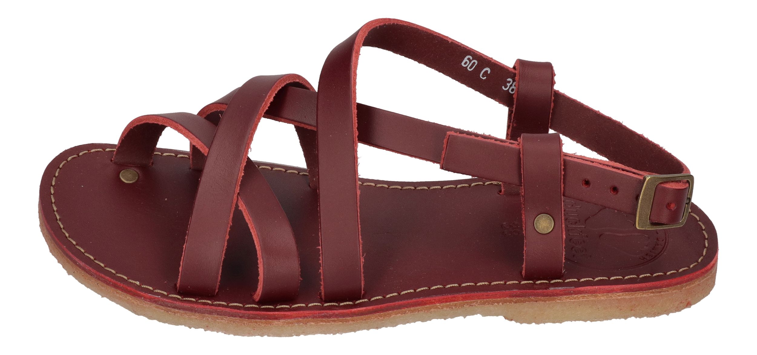 DUCKFEET Damenschuhe - Sandale BORNHOLM 60C granate