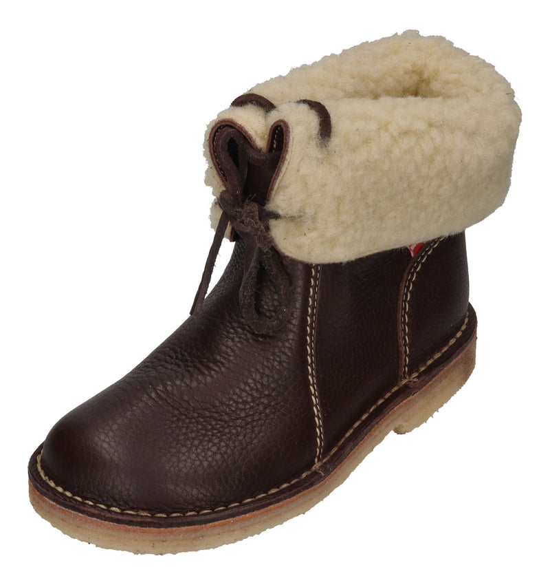 DUCKFEET Damenschuhe gefütterte Stiefel ÅRHUS 1310 choco