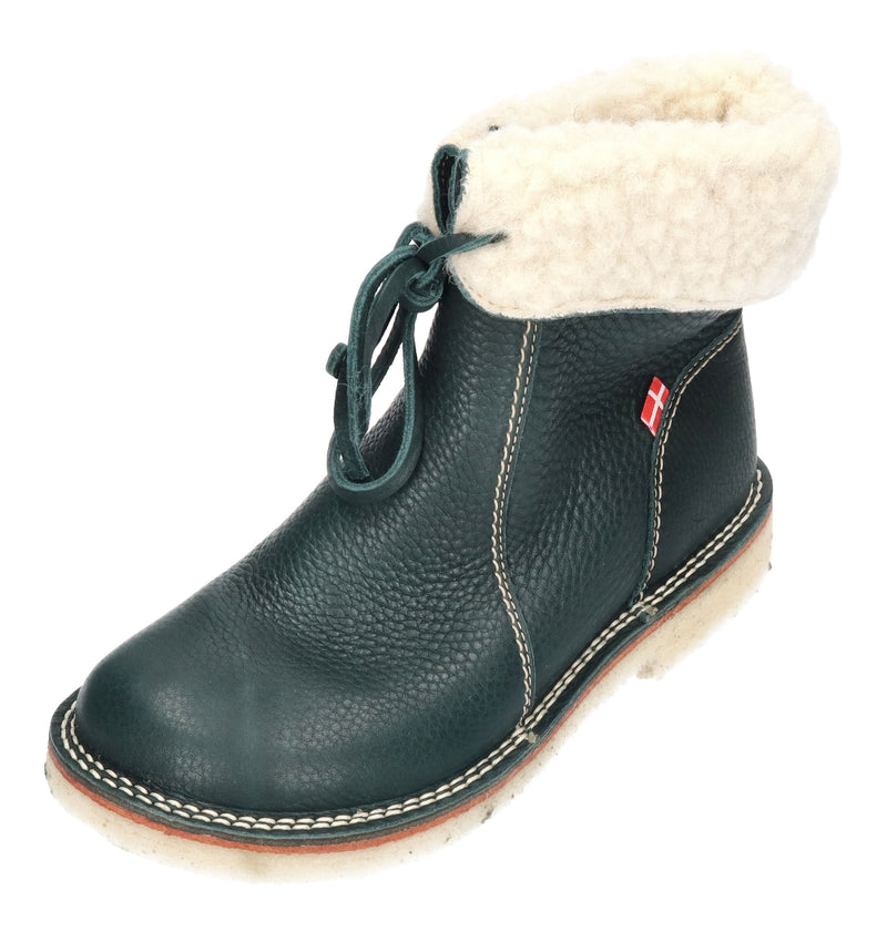 DUCKFEET Damenschuhe gefütterte Stiefel ÅRHUS 1310 green