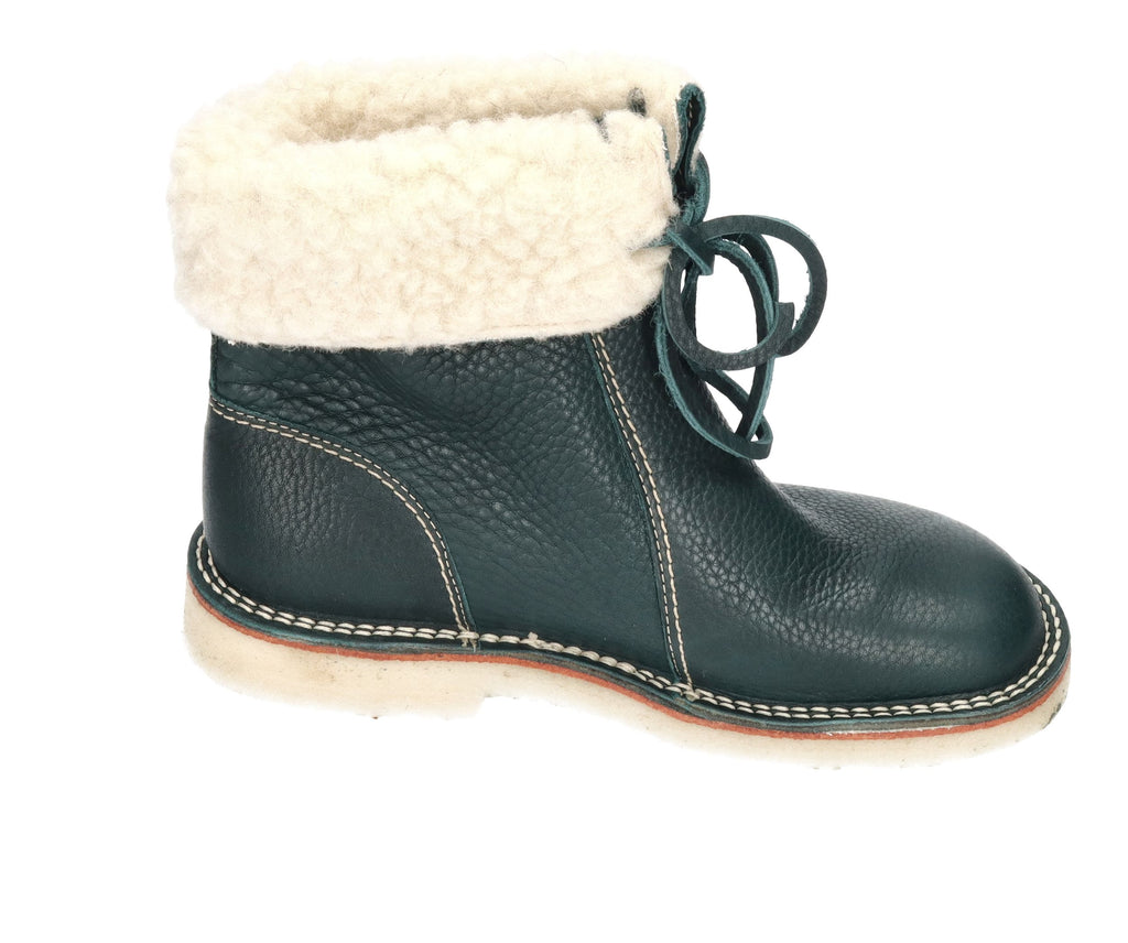 DUCKFEET Damenschuhe gefütterte Stiefel ÅRHUS 1310 green