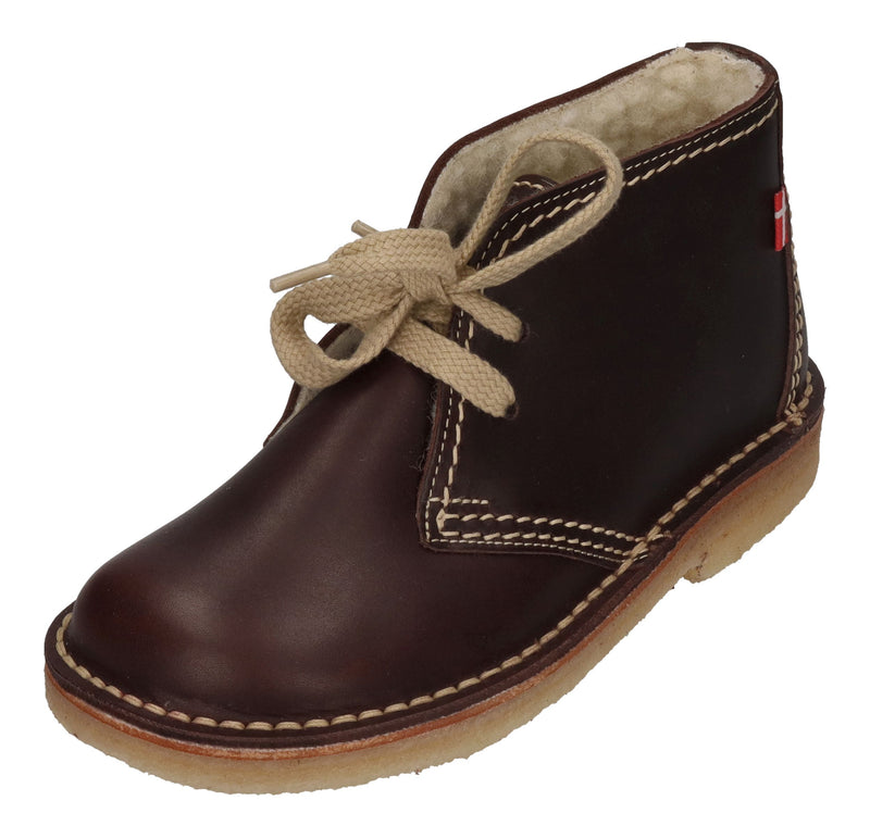 DUCKFEET gefütterte Damen Stiefeletten ALBORG 327 choco