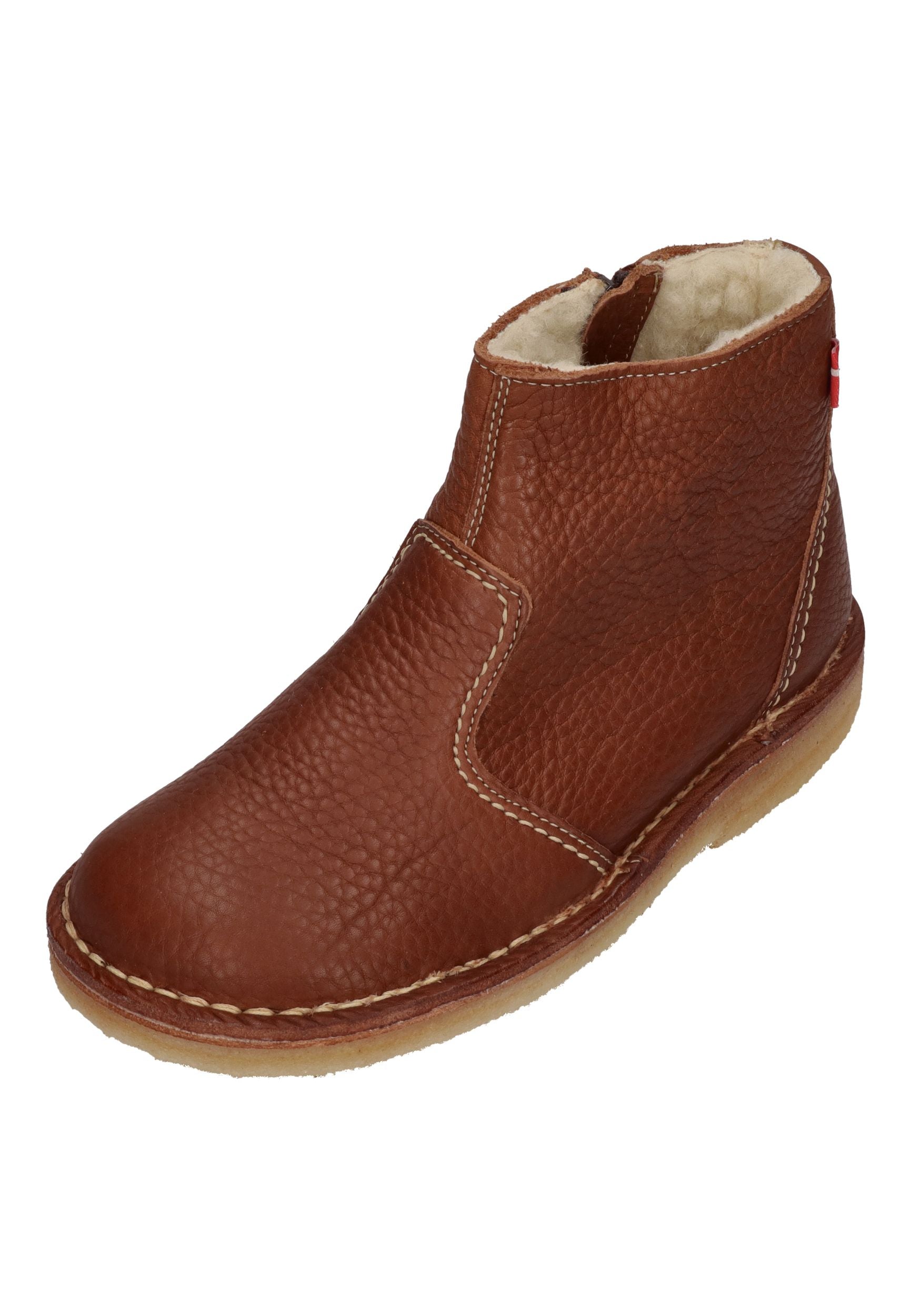 DUCKFEET gefütterte Damen Stiefeletten MIDDELFART nut