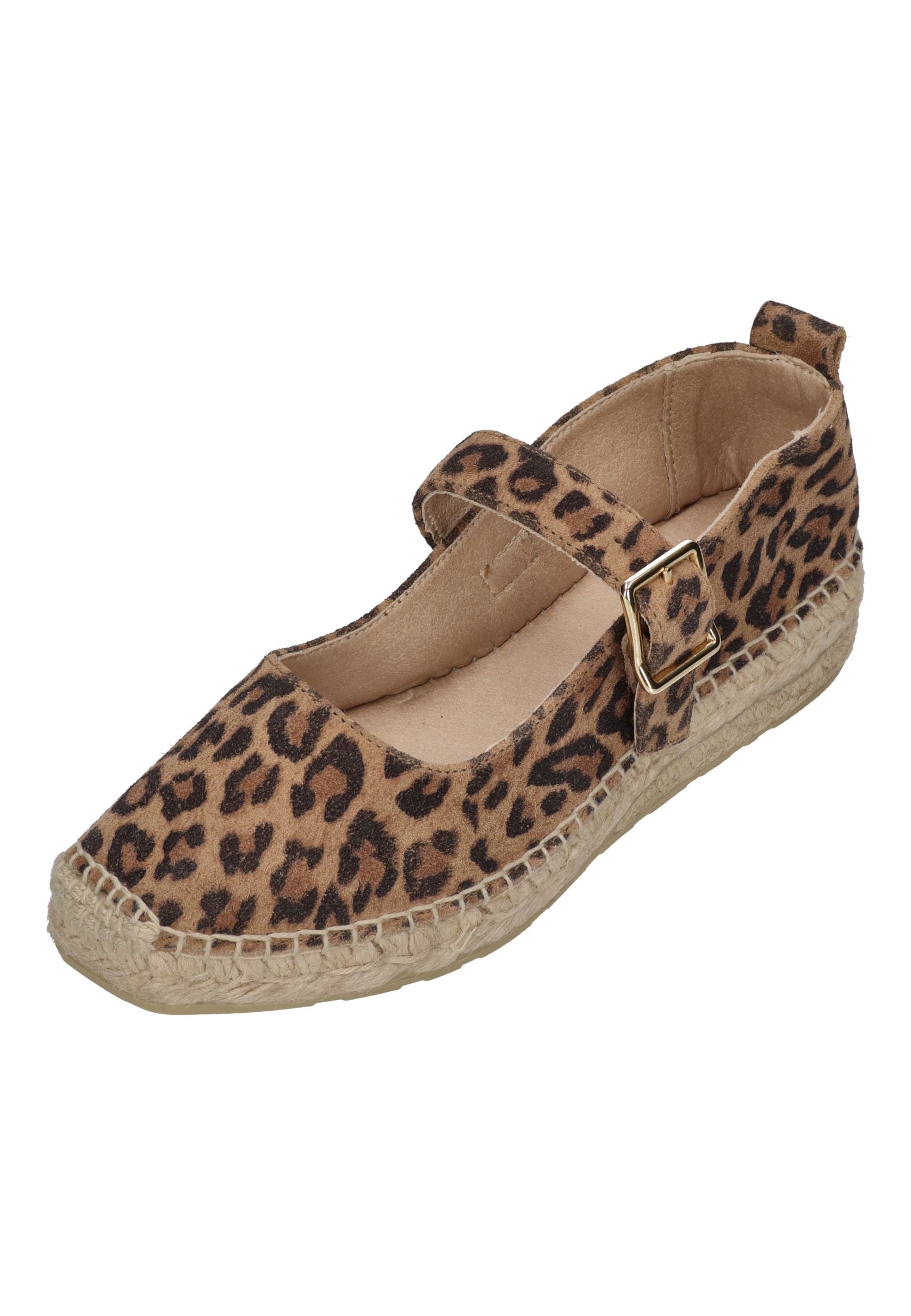 ESPADRIJ L'ORIGINALE Damen Ballerinas BALLERINE LEO leopard