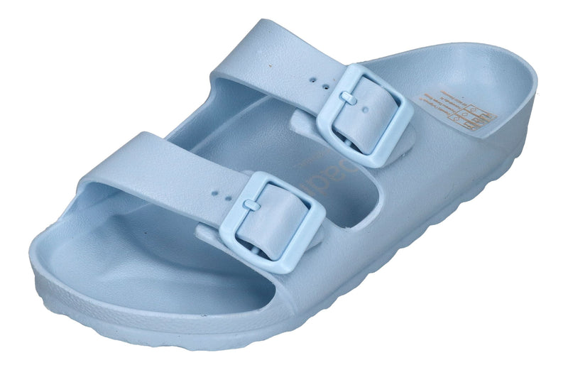 ESPADRIJ L'ORIGINALE Damen Pantolette AMI POOL bleu clair