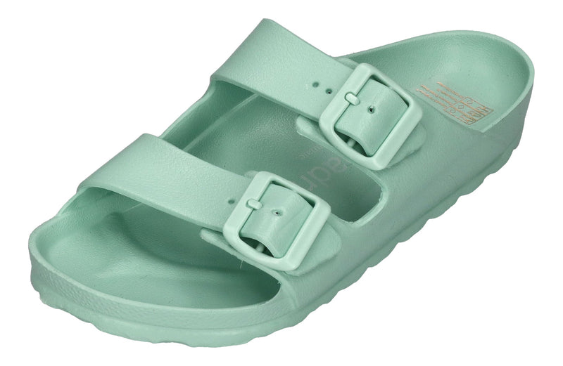 ESPADRIJ L'ORIGINALE Damen Pantolette - AMI POOL - mint