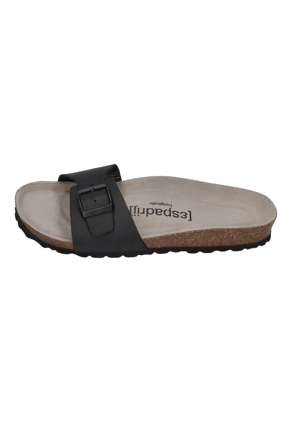 ESPADRIJ L'ORIGINALE Damen Pantolette SOLEA CUIR noir