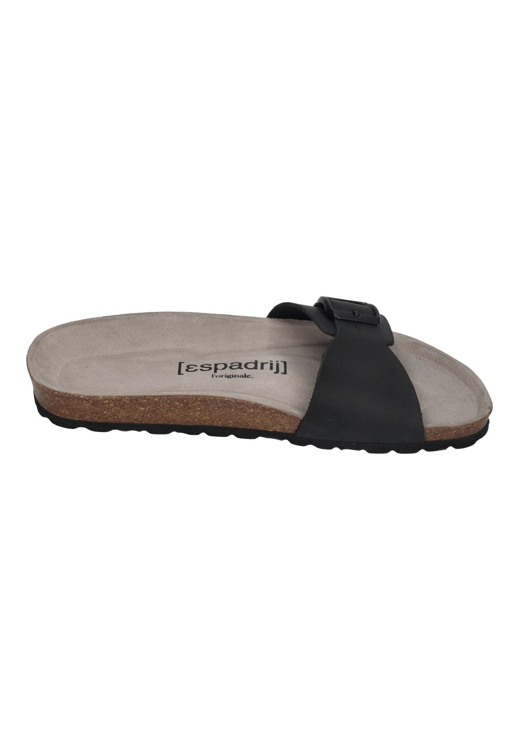ESPADRIJ L'ORIGINALE Damen Pantolette SOLEA CUIR noir