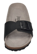 ESPADRIJ L'ORIGINALE Damen Pantolette SOLEA CUIR noir