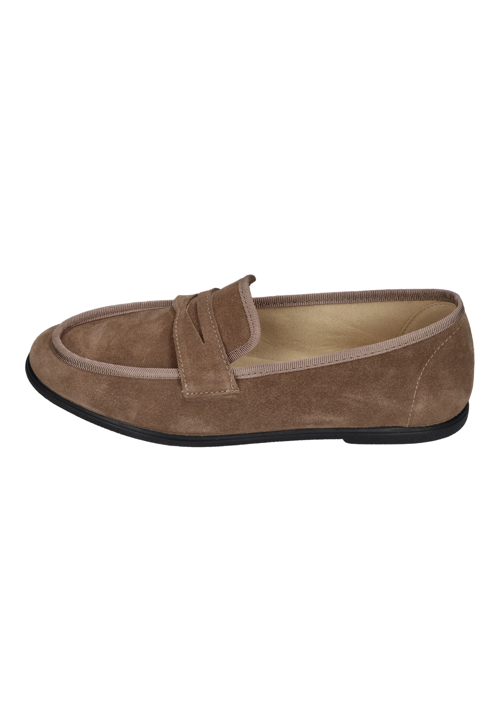 ESPADRIJ L'ORIGINALE Damen Slipper LOAFER CLASSIC VELOUR tabacco