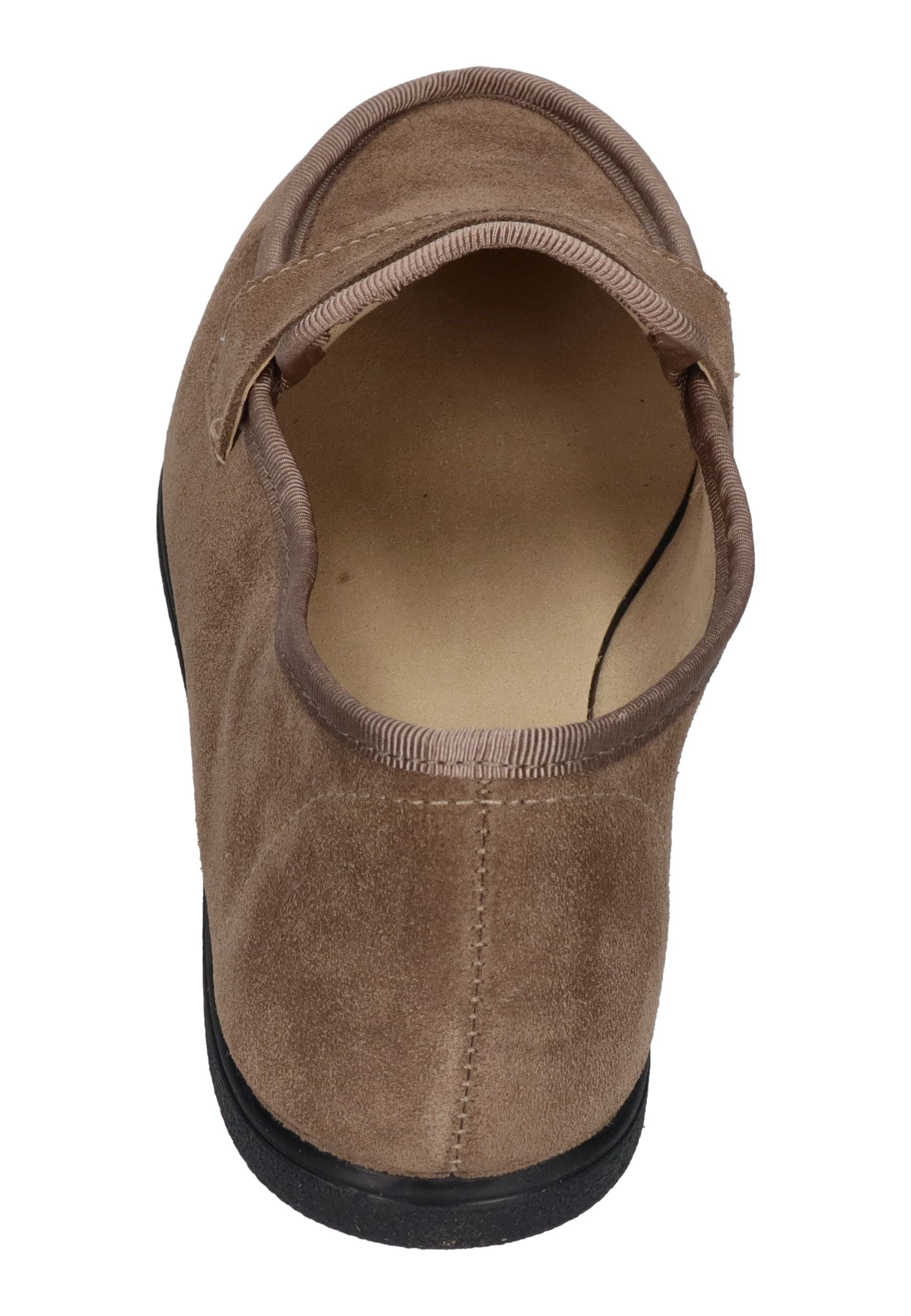 ESPADRIJ L'ORIGINALE Damen Slipper LOAFER CLASSIC VELOUR tabacco