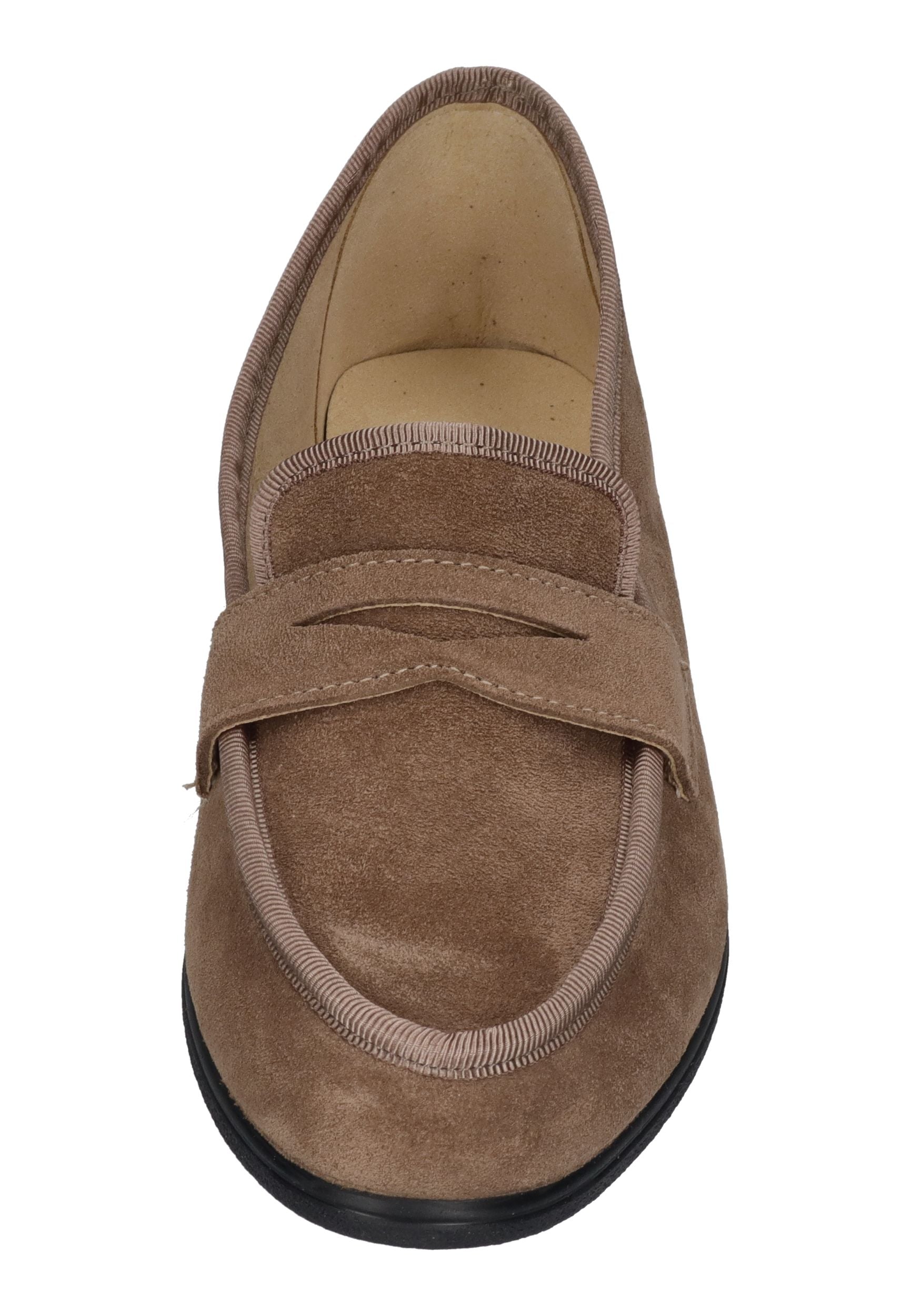 ESPADRIJ L'ORIGINALE Damen Slipper LOAFER CLASSIC VELOUR tabacco