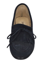 ESPADRIJ L'ORIGINALE Damen MOCASSIN VELOUR bleu fonce