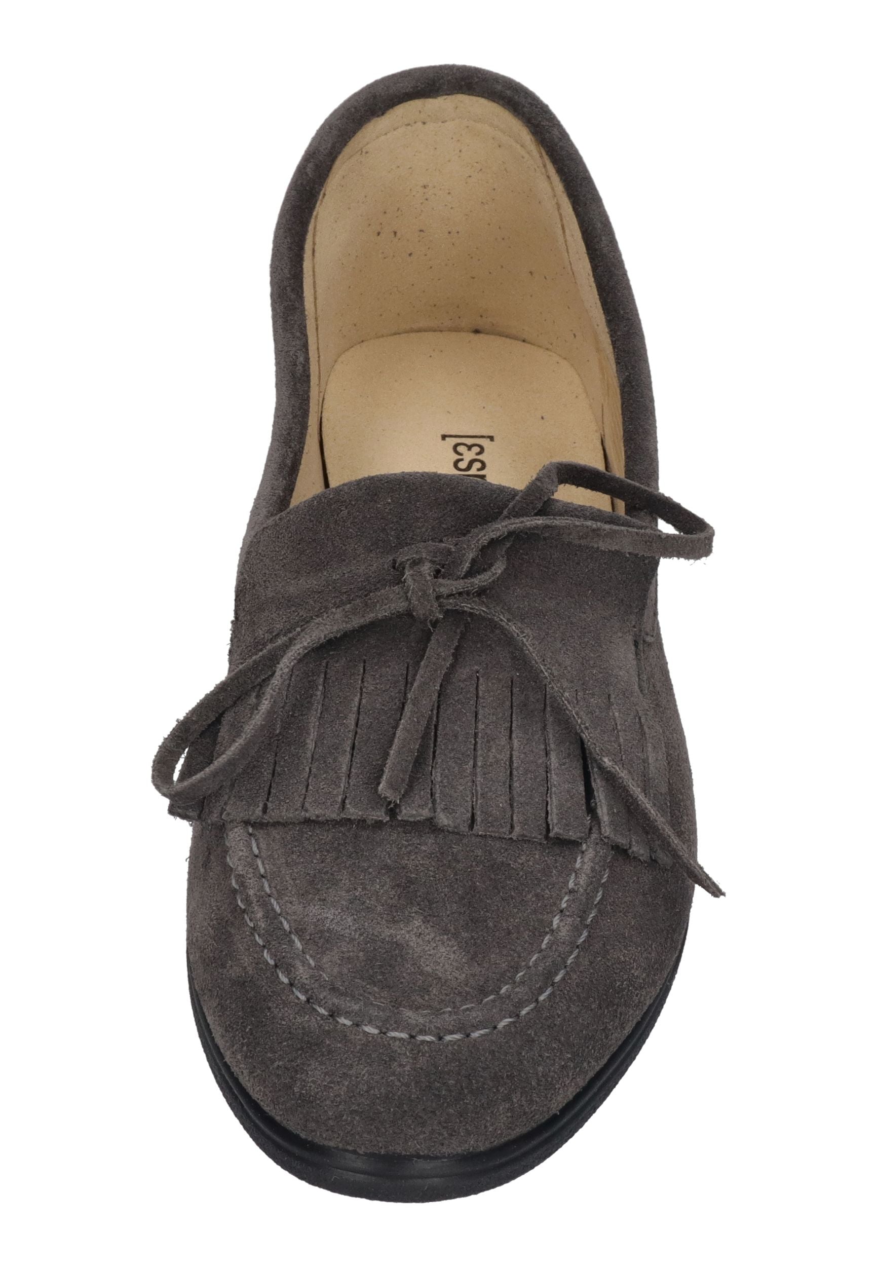 ESPADRIJ L'ORIGINALE Damen MOCASSIN VELOUR carbone