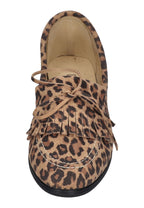 ESPADRIJ L'ORIGINALE Damen MOCASSIN VELOUR LEO leopard