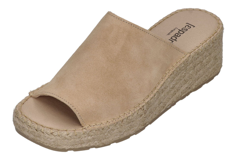 ESPADRIJ L'ORIGINALE Damenschuhe PANTOLETTE WEDGE beige